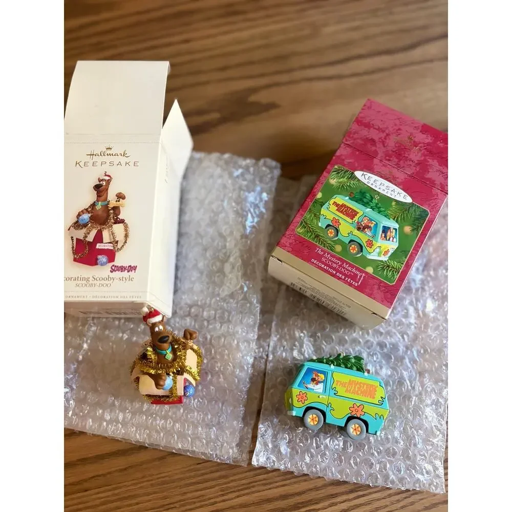 Vintage Hallmark Keepsake Scooby-Doo & Shaggy Christmas Ornaments Lot Of 8 NIB